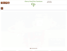 Tablet Screenshot of cherrypondfinefurniture.com